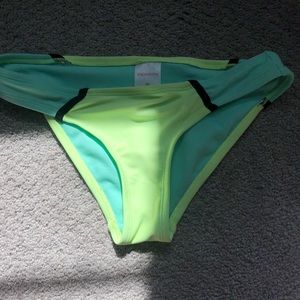 cute colorblocked bikini bottom